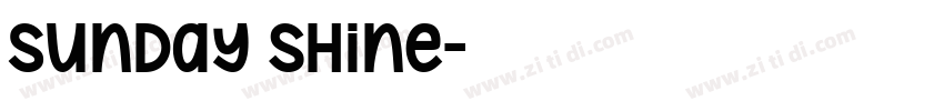 Sunday shine字体转换